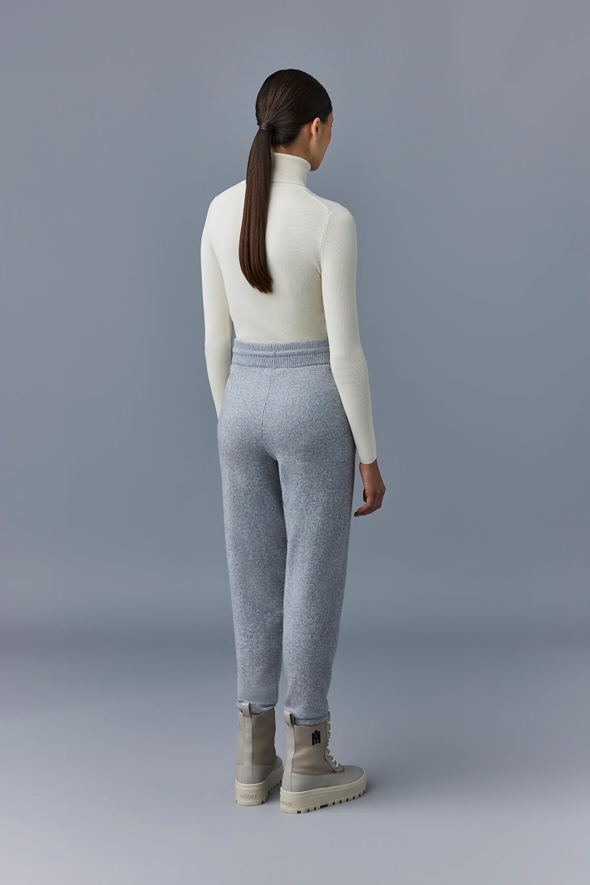 Ribbed Cashmere Sweatpants