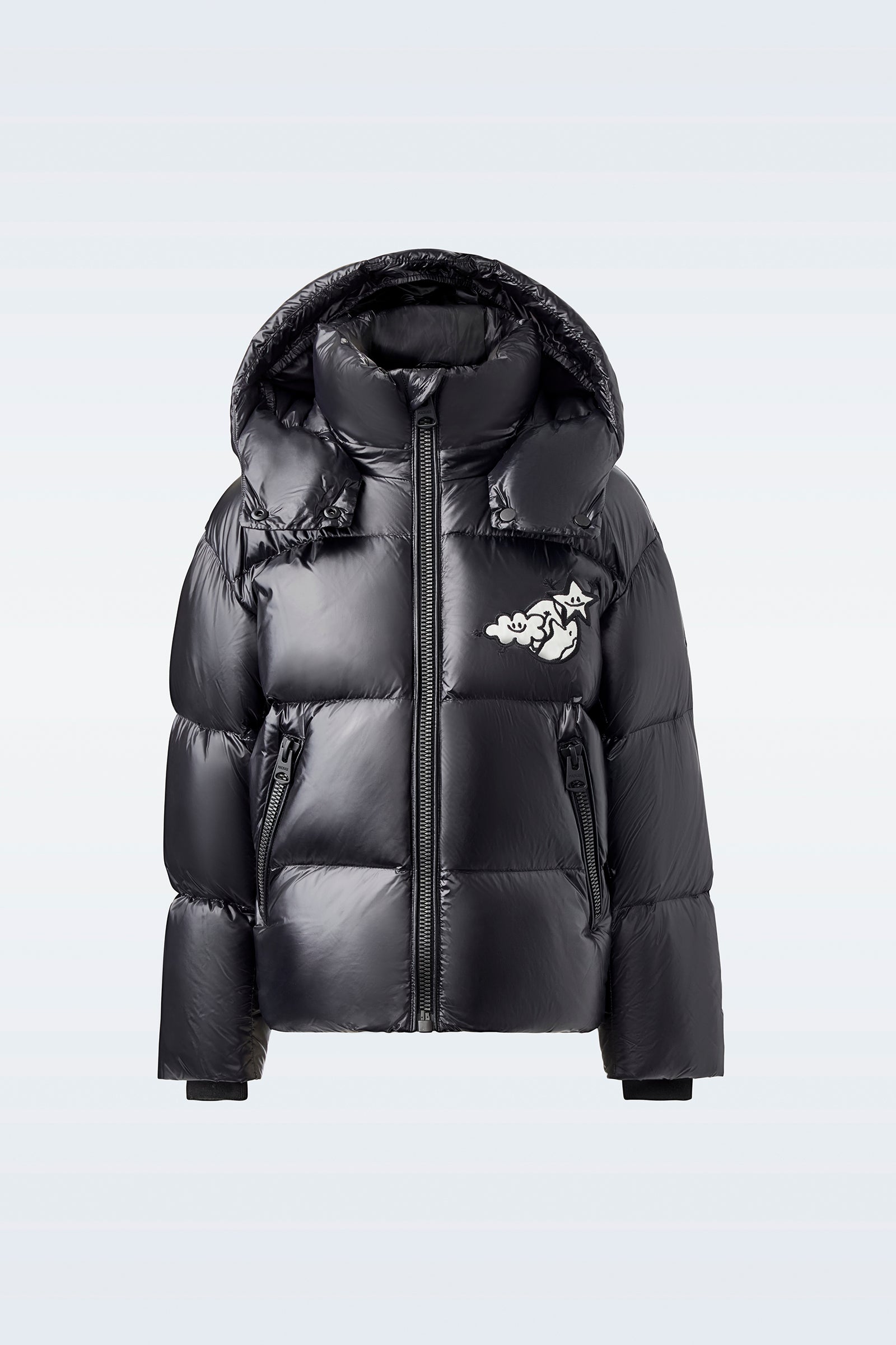 Jesse Lightweight down jacket with collab logo and graphics for toddlers 2 6 years Mackage Canada